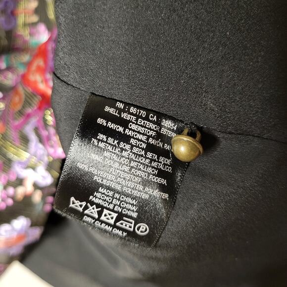 Moulinette Soeurs Anthropologie Linnea Burnout Velvet Metallic Dress Size XS - Picture 7 of 13